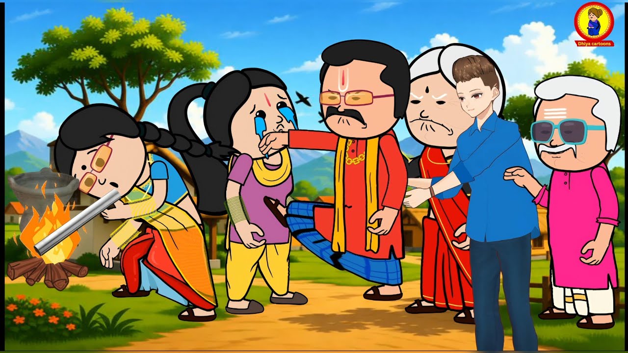 Prt.12🎀என்ன⁉️நானே👠🥿👡அடிச்சிக்கணும் #trending #viral #cartoon #chinnaponnucomedy #dhiyacartoons