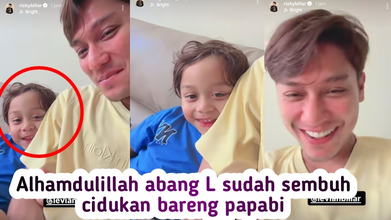 ALHAMDULILLAH ABANG L SUDAH SEMBUH DAN INI CIDUKAN BARENG PAPABI