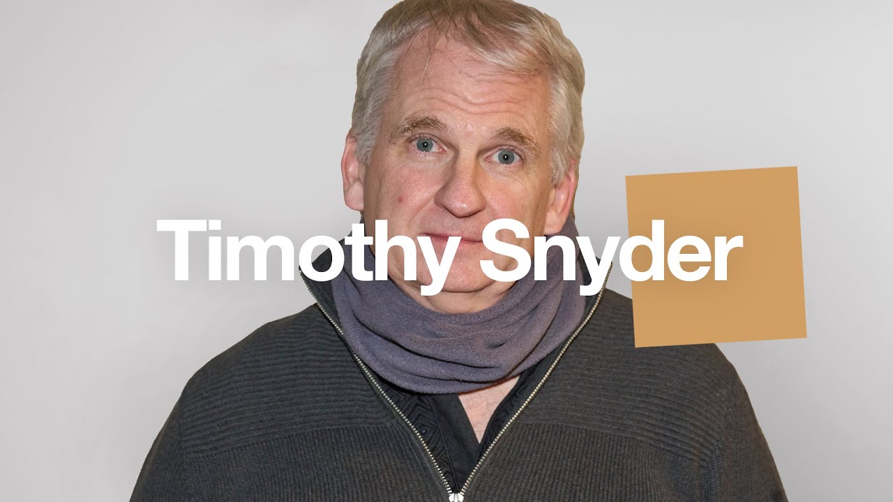 Timothy Snyder: “Freedom is a practice that must be defended every day”