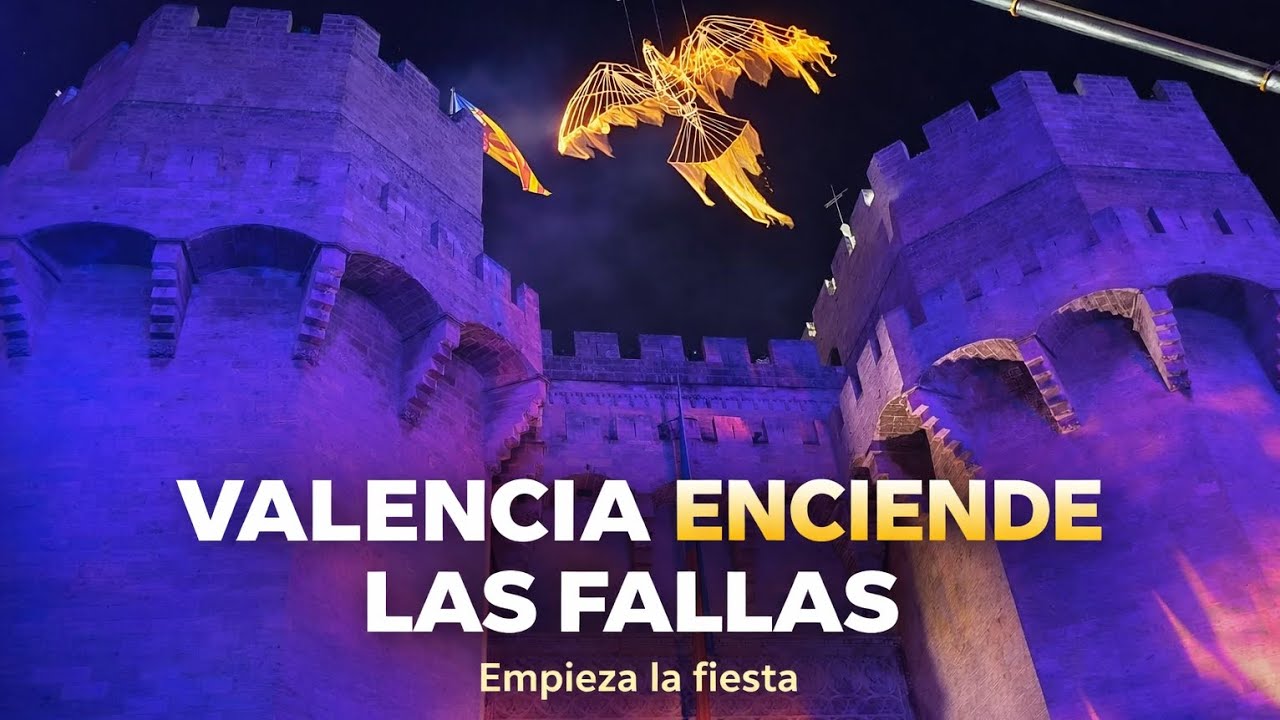 VALENCIA ENCIENDE LAS FALLAS #crida#fallas#valencia#tradiciones#fiestaspopulares 