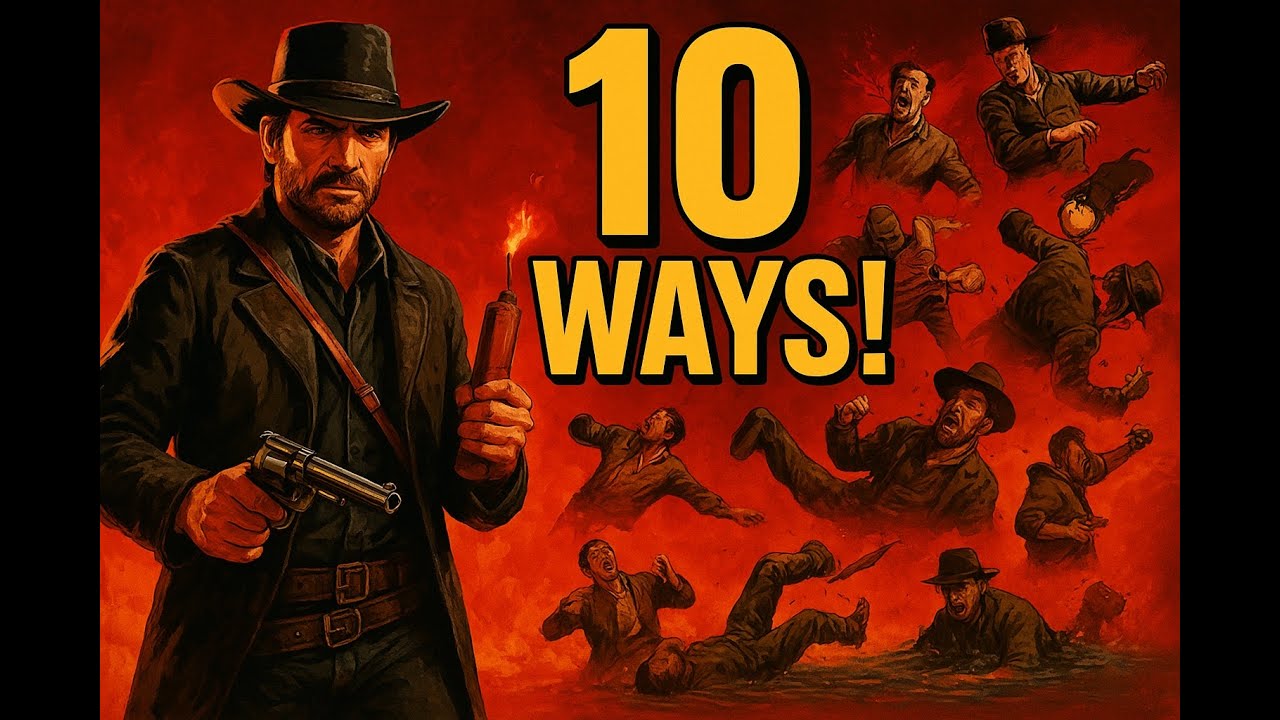 10 Creative Ways to Kill NPCs in RDR2 | Hindi Gameplay.