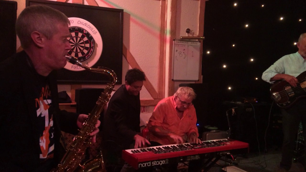 Don Shinn and Ray Drury at The Pete Harris all Stars gig