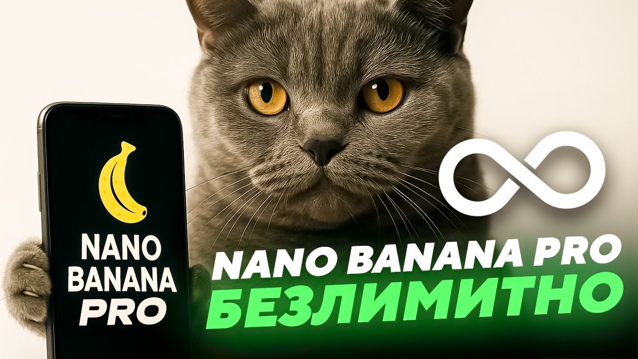 КАК ИСПОЛЬЗОВАТЬ NANO BANANA PRO БЕЗЛИМИТНО | КАК ПОЛЬЗОВАТЬСЯ НАНО БАНАНА ПРО В РОССИИ