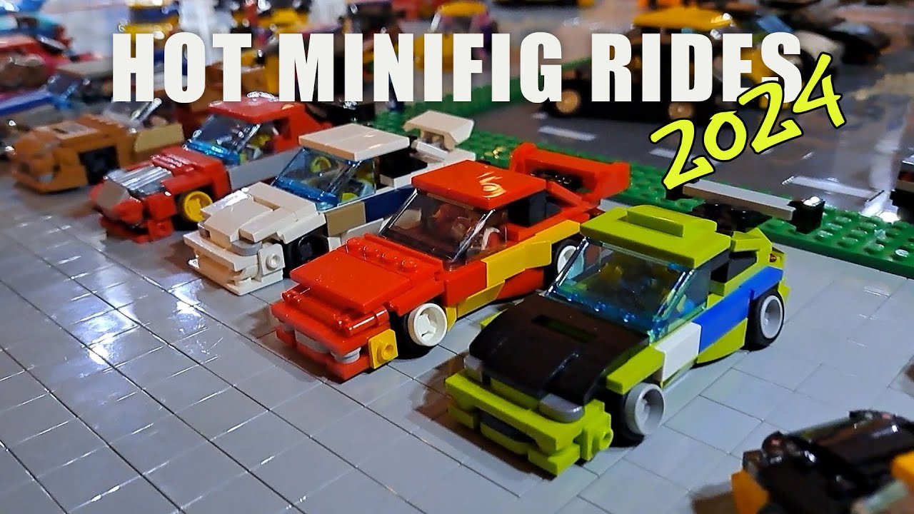 Hot Minifig Rides 2024 the World's Largest LEGO Car Show | #4wlc