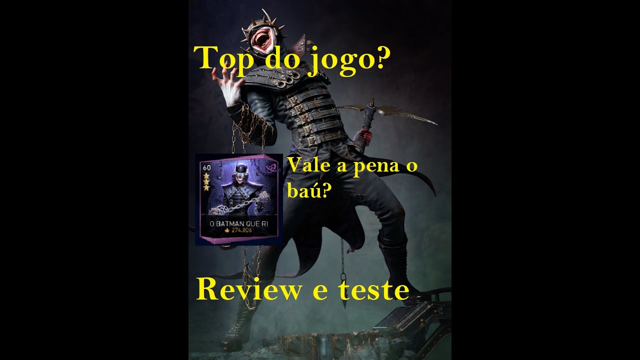 Batman que ri é insano: Review, Build, Times, Artefatos e Raid #lendário