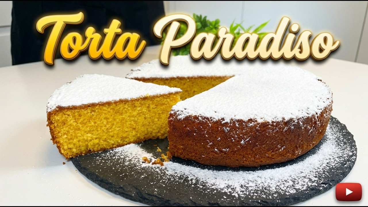 TORTA PARADISO - il famoso dolce italiano che si scioglie in bocca!