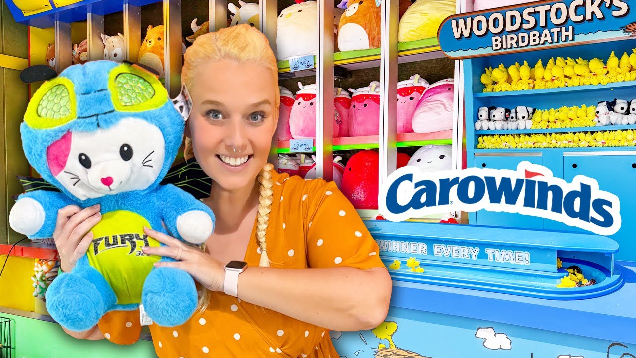 Peanuts & Snoopy Carnival Games at Carowinds!