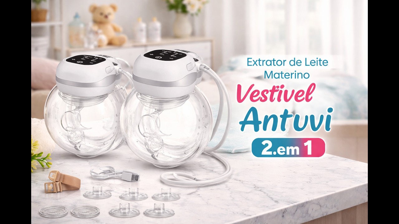 Análise Completa Extrator de Leite Materno Vestível Antuvi 2 em 1 – Conforto, Mobilidade e Extração
