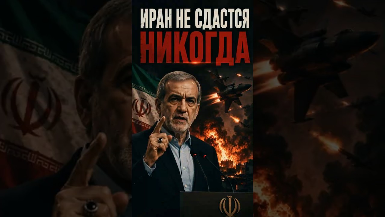 📡 УЛЬТИМАТУМ ТЕГЕРАНА: ПРЕЗИДЕНТ ИРАНА МАСУД ПЕЗЕШКИАН ОФИЦИАЛЬНО ОТКАЗАЛСЯ КАПИТУЛИРОВАТЬ!