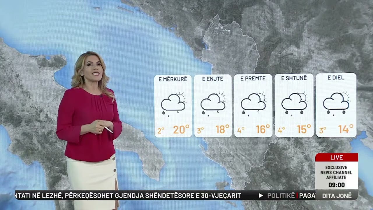 “Javë me reshje shiu”, si do të jenë kushtet atmosferike për javën