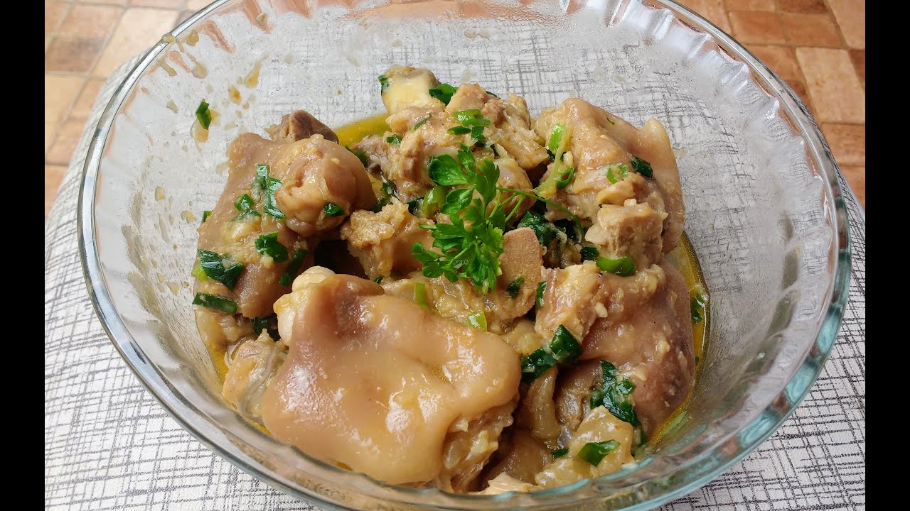 COMO FAZER PÉ DE PORCO (SEM AQUELE CHEIRINHO) l RECEITA DA LIA