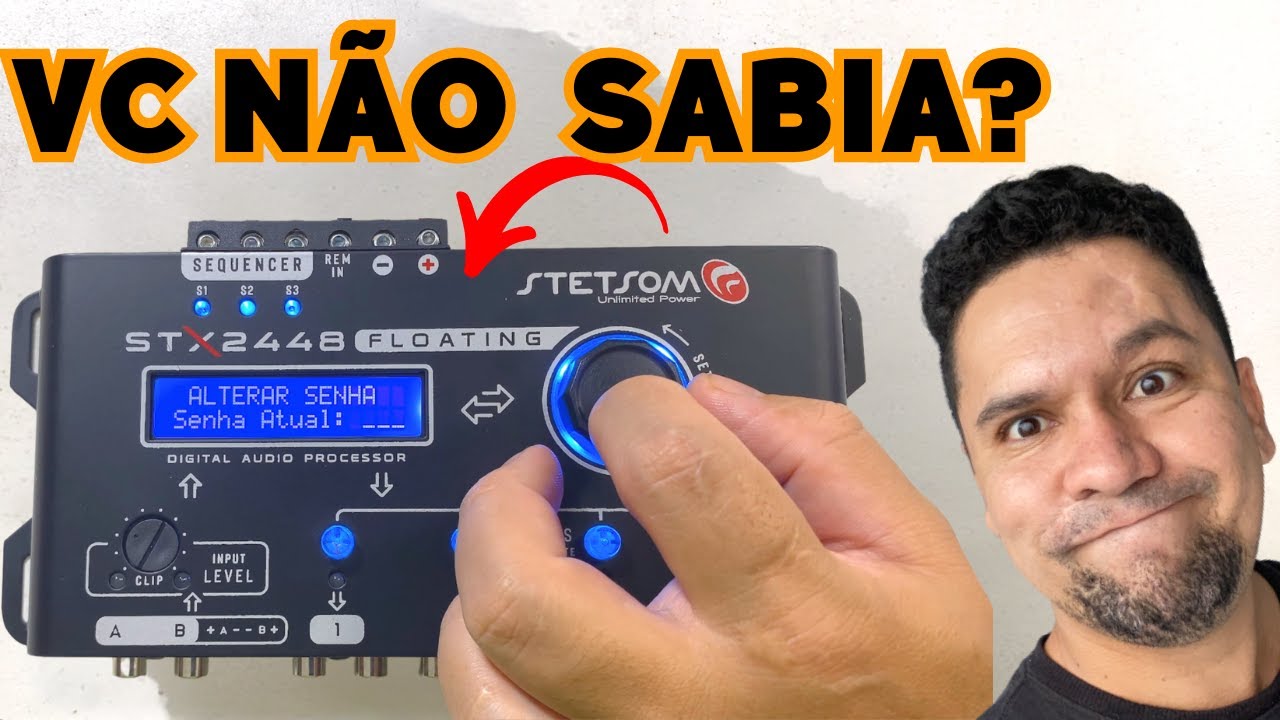 O QUE FAZER ANTES DE LIGA O SOM no Processador de Áudio Stetsom STX2448 Floating