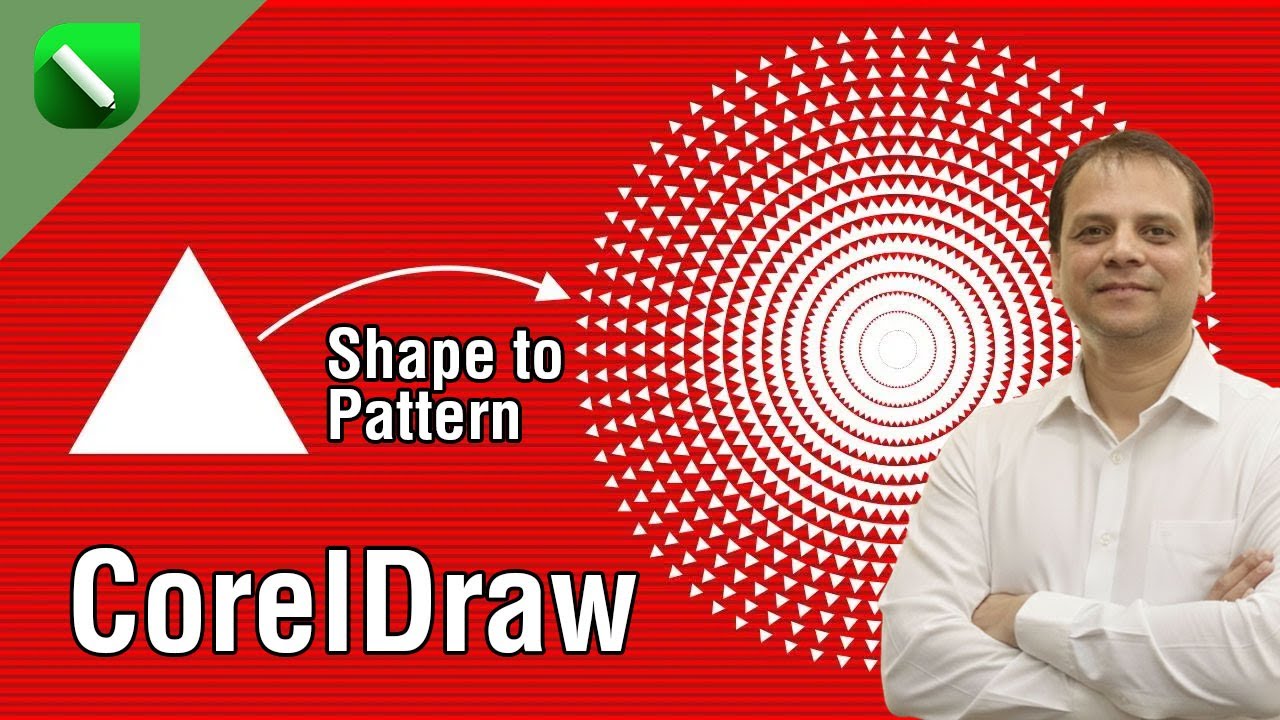Shape to Pattern using Blend Tool | CorelDraw Tutorial for Beginners