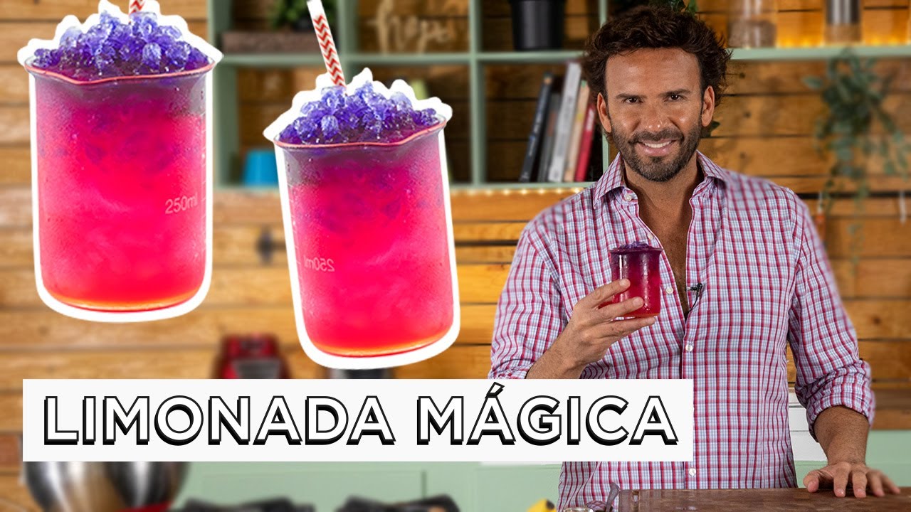 Limonada M&aacute;gica que cambia de color | paso a paso |  Butterfly pea tea #cheforopeza