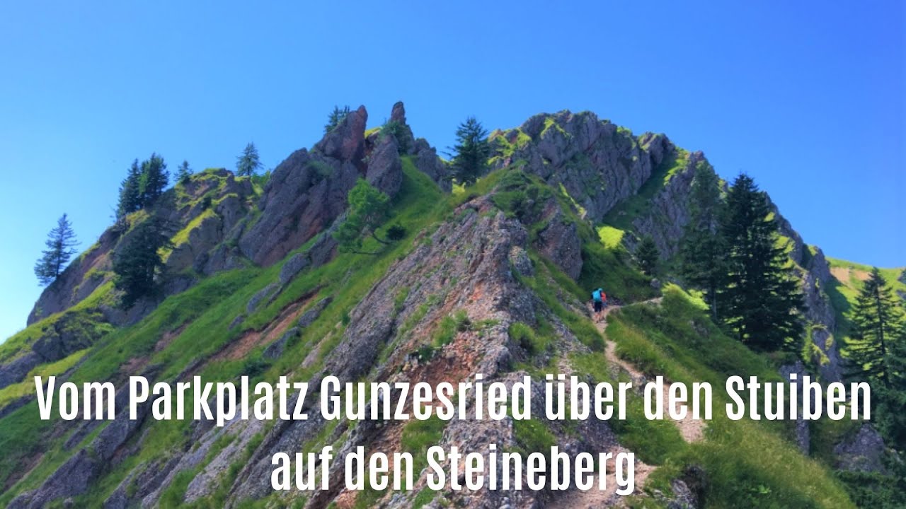 Vom Parkplatz Gunzesried über den Stuiben auf den Steineberg