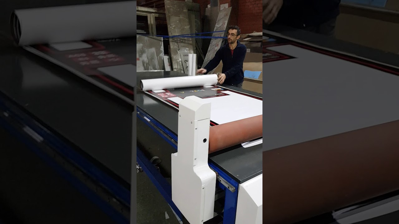 Folyo yapıştırma makinası