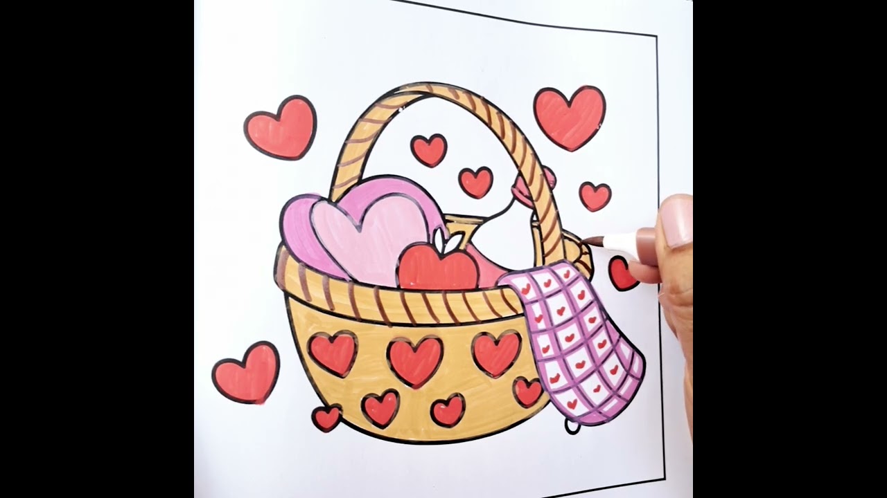 Coloreando corazoncitos 