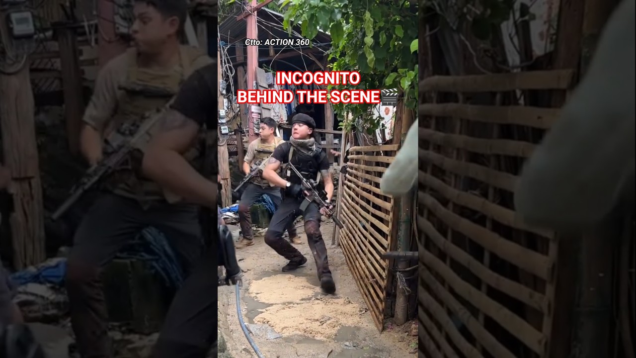 INCOGNITO BEHIND THE SCENE DANIELPADILLA 🎬 #incognito #danielpadilla #behindthescene