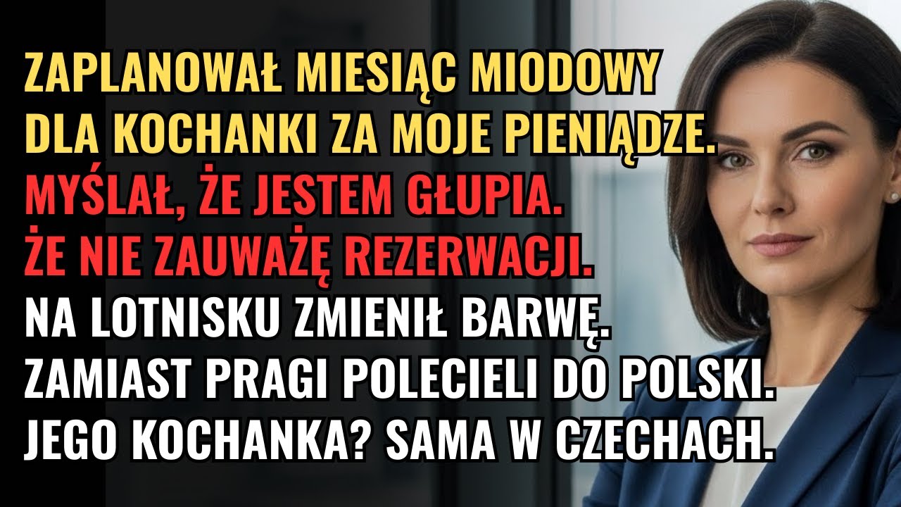 Zaplanował Miesiąc Miodowy Dla Kochanki Za Moje Pieniądze - Więc Przygotowałam Im Niespodziankę 🕵️