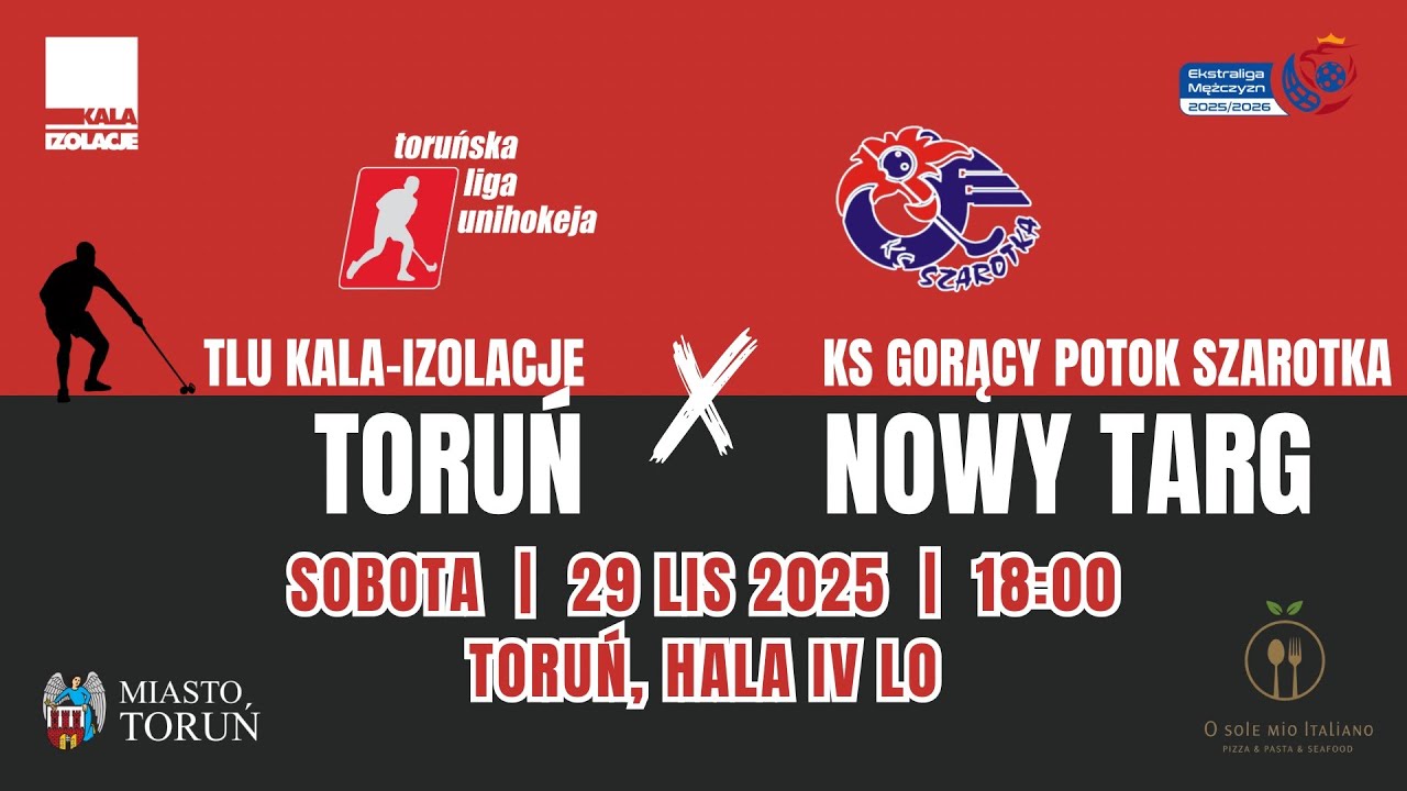TLU Kala - Izolacje Toruń VS KS Gorący Potok Szarotka Nowy Targ - Ekstraliga Mężczyzn 2025/2026