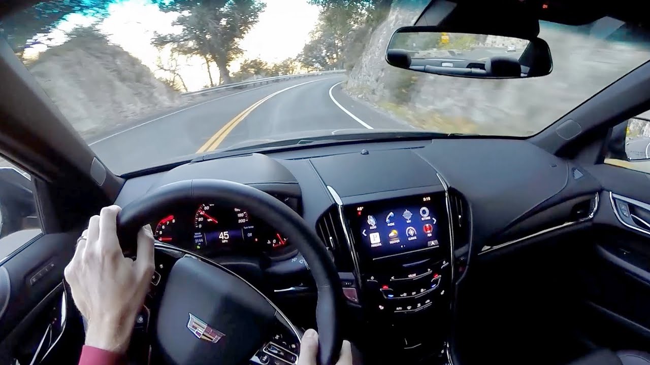 2016 Cadillac ATS-V (6MT) - WR TV POV Canyon Drive