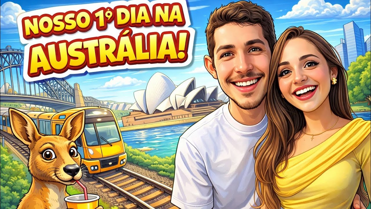 COMO FOI NOSSO PRIMEIRO DIA DE AUSTRÁLIA 🇦🇺 🦘- Parte I