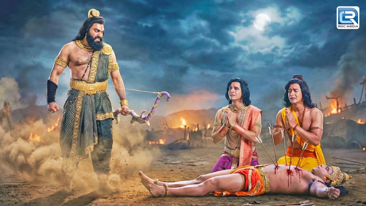 प्रभु राम और लक्ष्मण ने दशानन से मांगी जी हनुमान जी के प्राणो की भीख | Shrimad Ramayan | राम कथा
