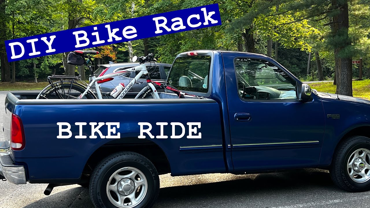 Beaver Creek State Park bicycle ride, DIY bicycle rack test.