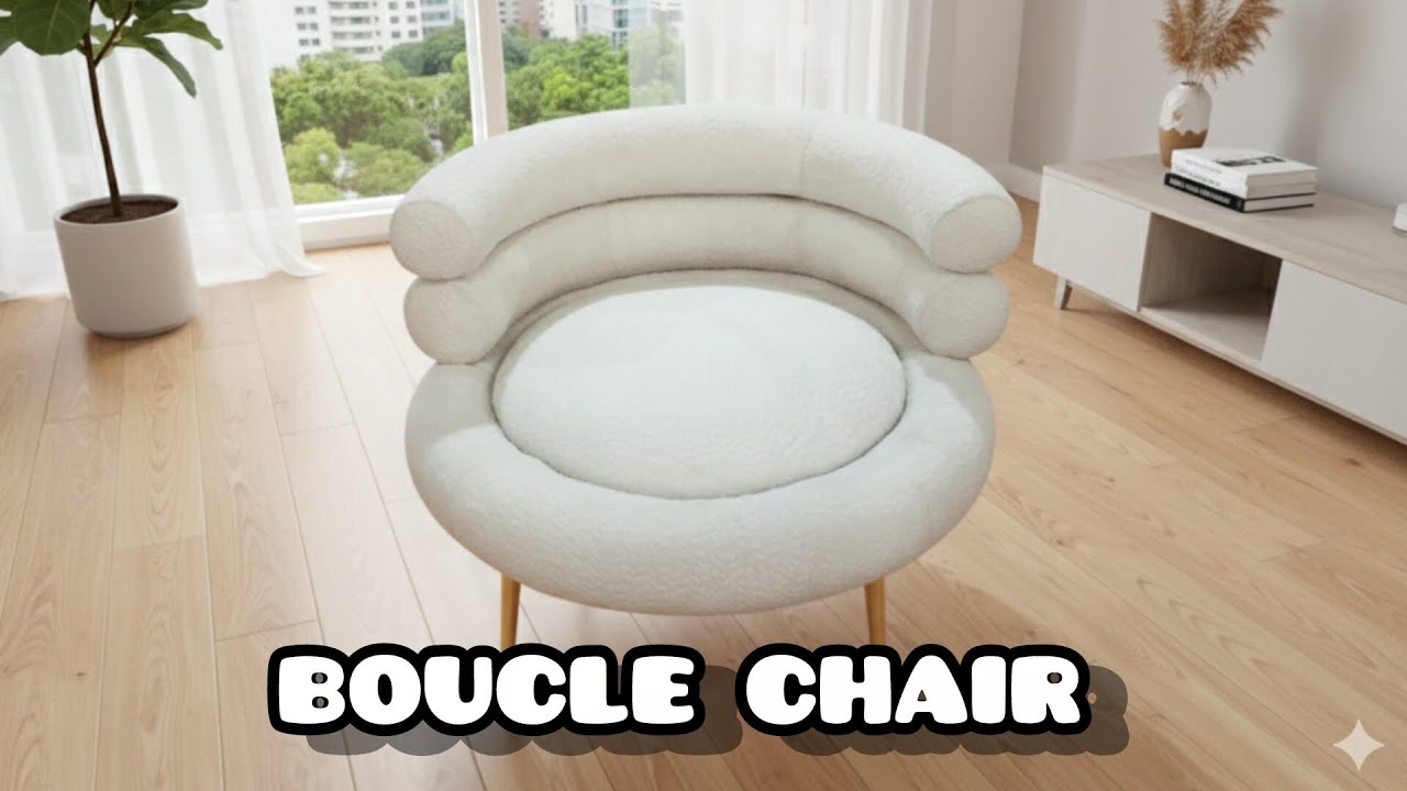 LUXURY BOUCLE CHAIR MAKING PROCESS || OFFICIAL VIDEO || MURAD FURNITURES 