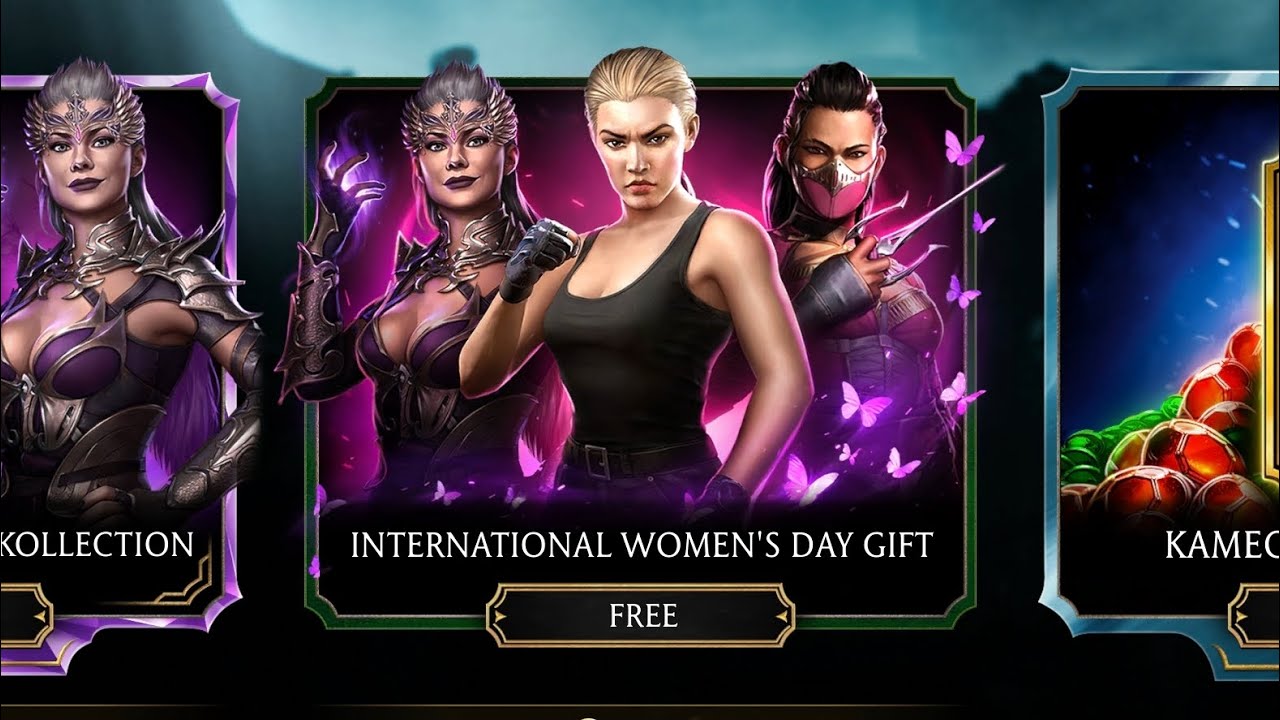International WOMEN'S Day GIFT Packs 5/5 Opening Mortal Kombat Mobile Gameplay