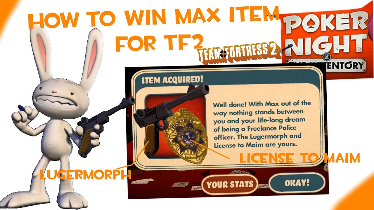 Poker Night at the Inventory MAX items WON