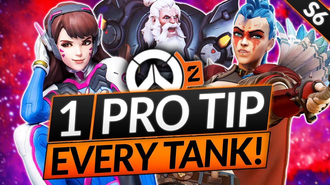 1 SECRET TIP Every Tank Hero (Top 500 TANKING TRICKS!) - Overwatch 2 Guide