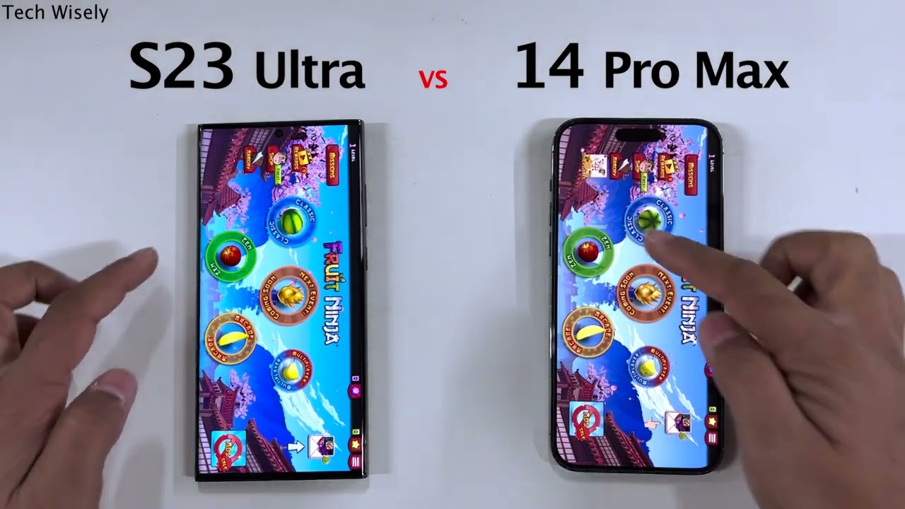 SAMSUNG S23 Ultra vs iPhone 14 Pro Max in 2025 - Speed Test