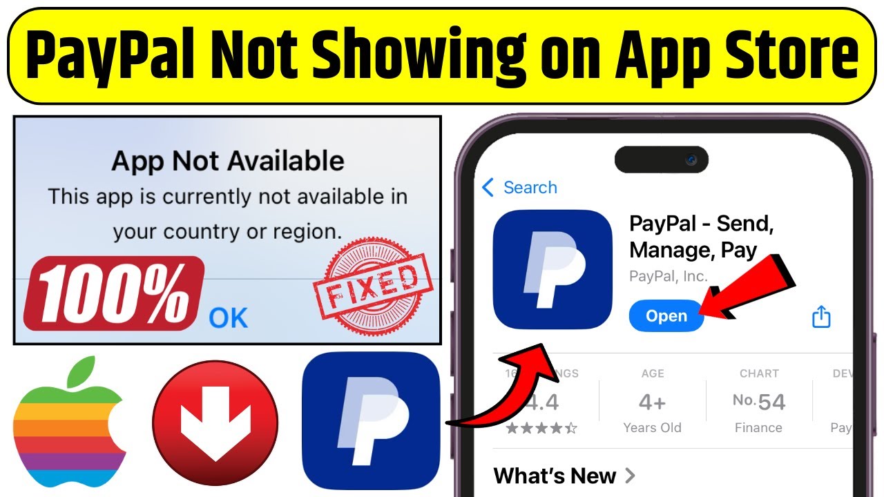 PayPal Download on iPhone/iPad | PayPal Not Showing on App Store 100% Fixed | PayPal For iPhone