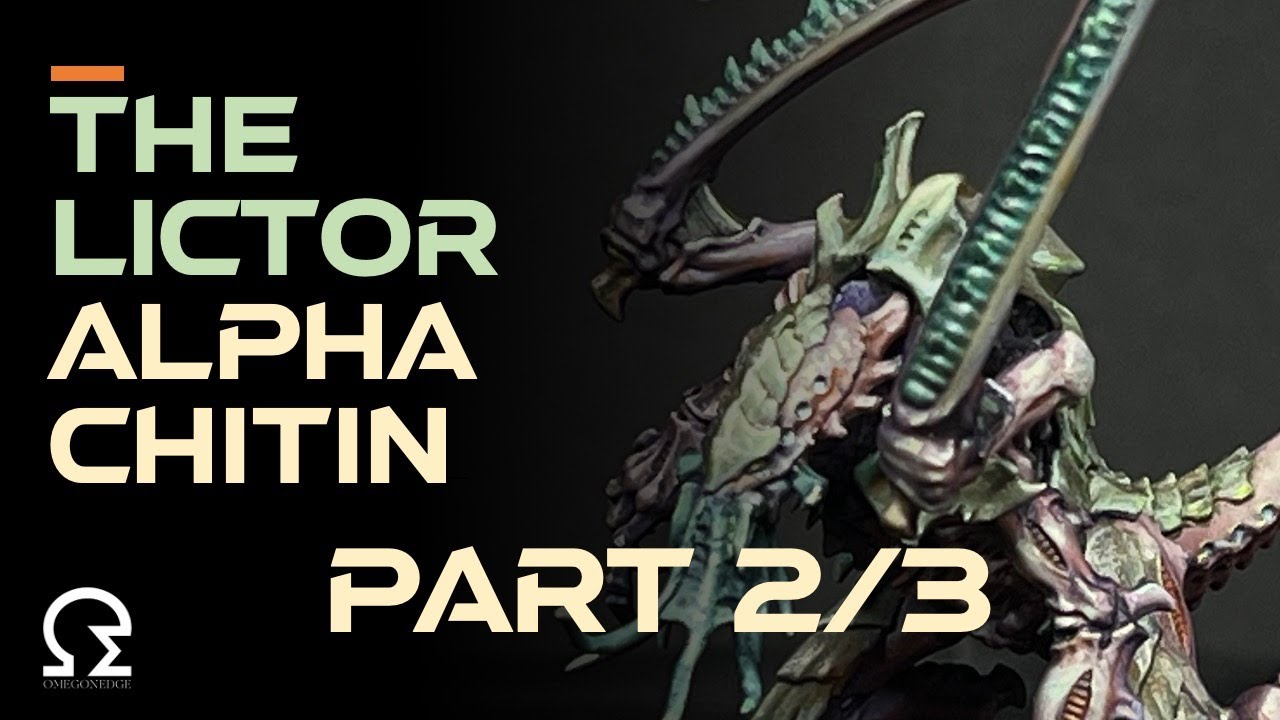 Painting Tyranids In OILS!  : Tyranid Lictor Part 2