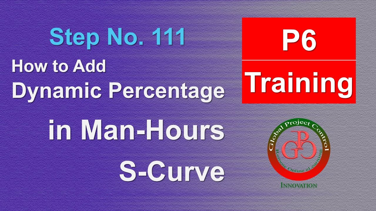 🔴 How to add Dynamic Percentage in Man-Hours S-Curve