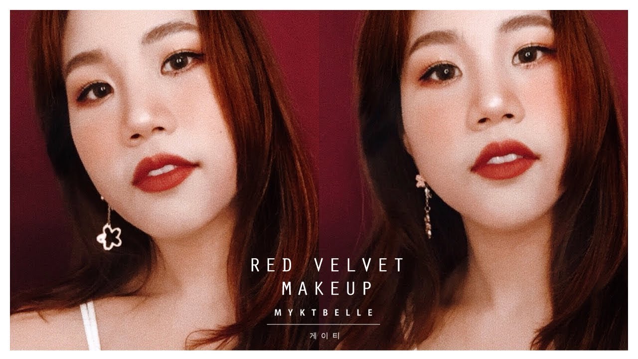 Howto K-pop IDOL Makeup - Red Velvet's IRENE, BURGUNDY RED l myktbelle