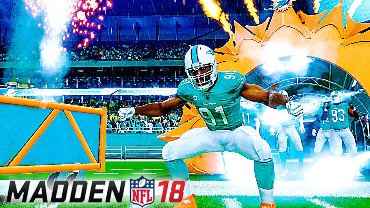 Madden NFL 18 - Team Intros & Weather Options (Frostbite Engine Graphics Gameplay)
