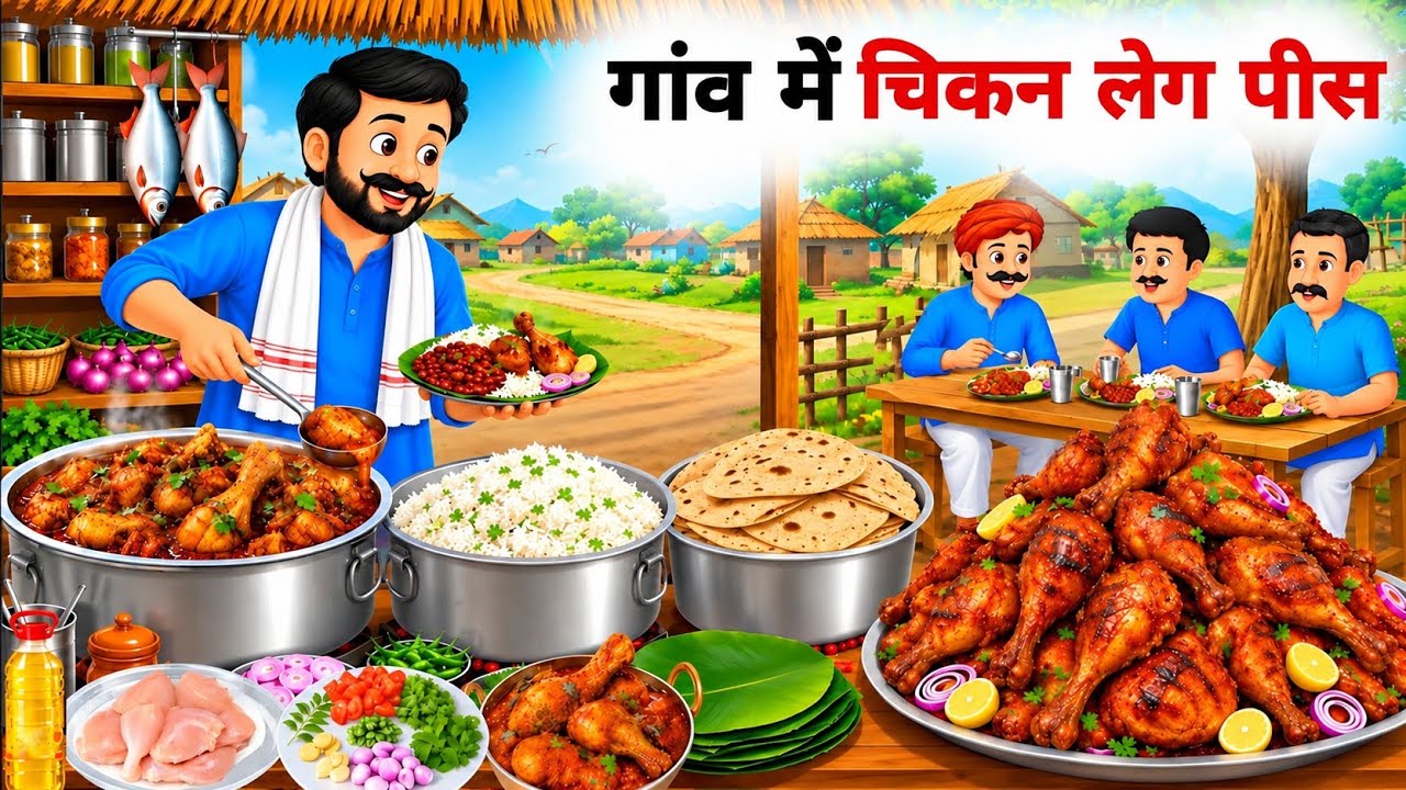 गांव में घमंडी चिकन वाला | Gaon Mein ghamandi chicken wala | Hindi Story |  Hindi Moral Stories |
