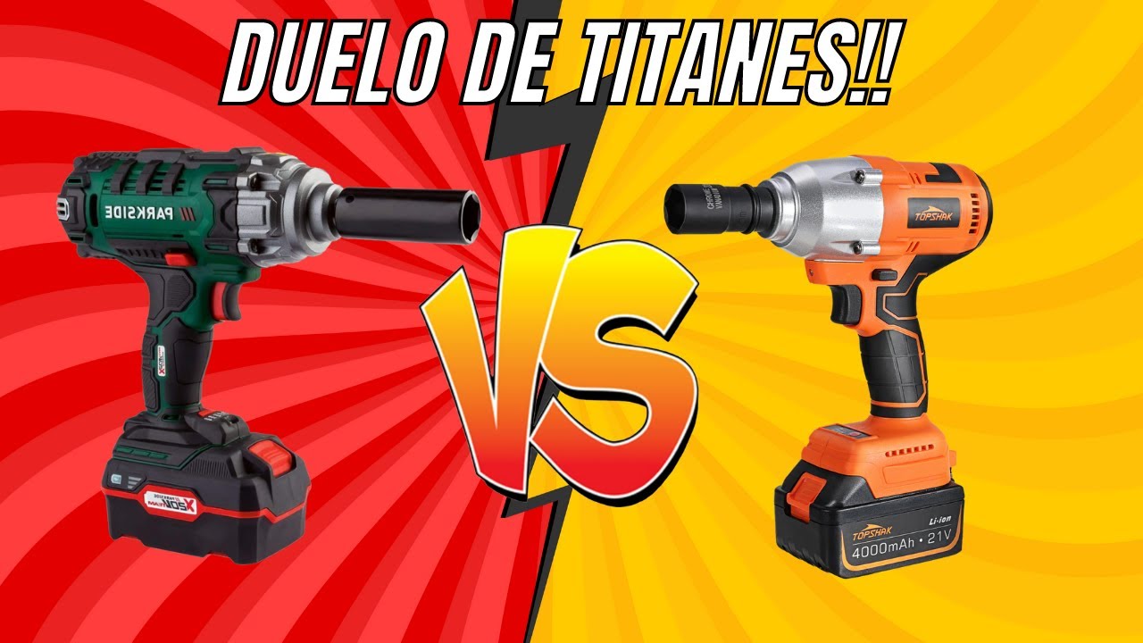 TOPSHAK VS PARKSIDE / ¿CUAL ES MEJOR PISTOLA DE IMPACTO?