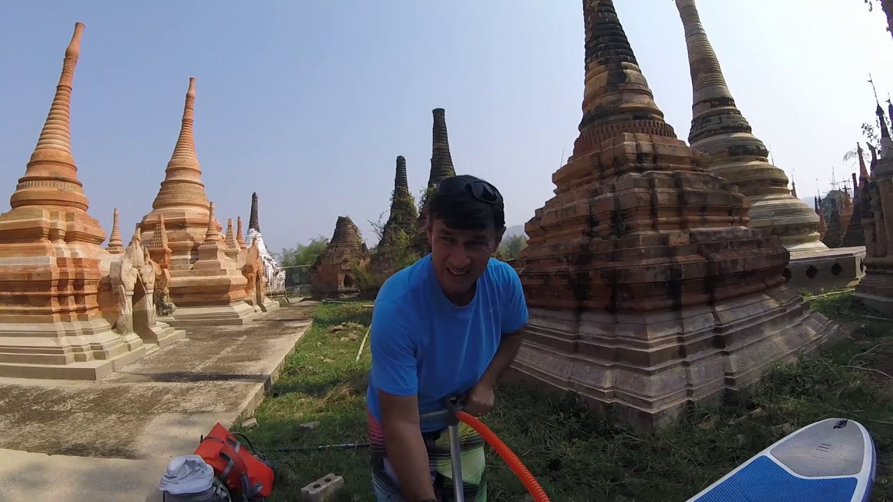 Best of Myanmar on a paddle board. Myanmar adventure. Myanmar off the beaten track