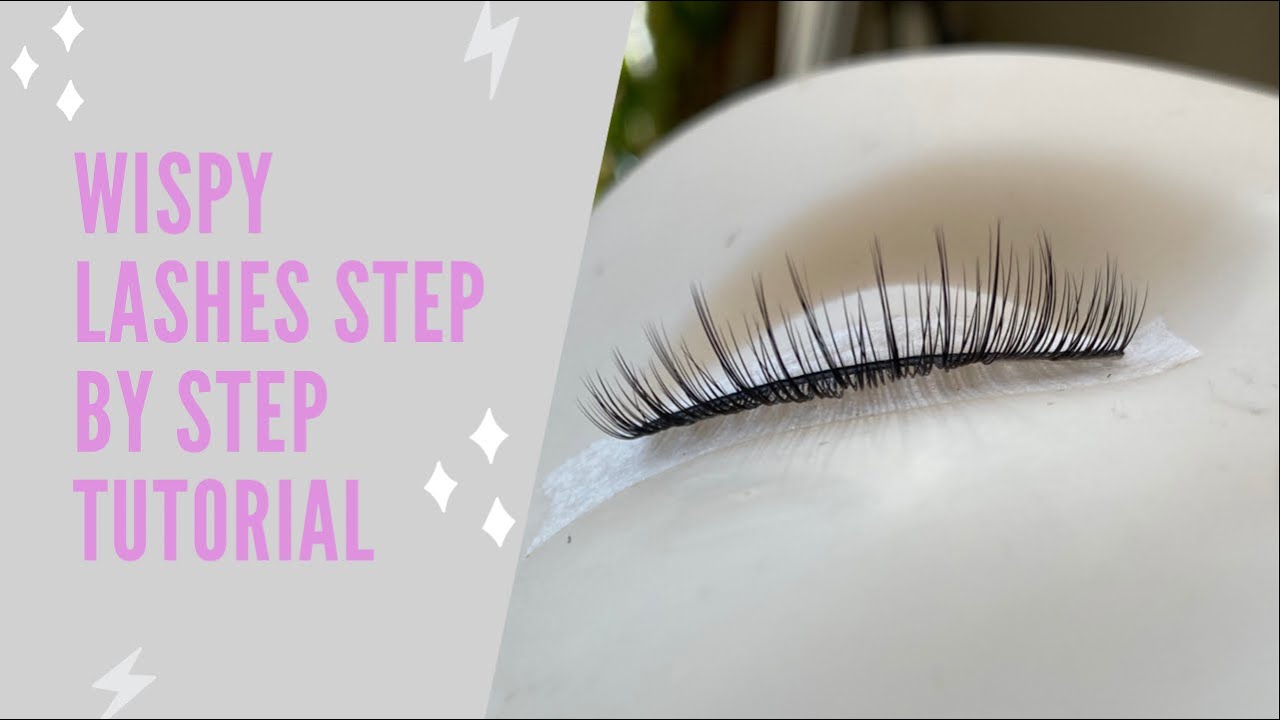 Wispy or Kim K Eyelash extensions with Individual Lashes