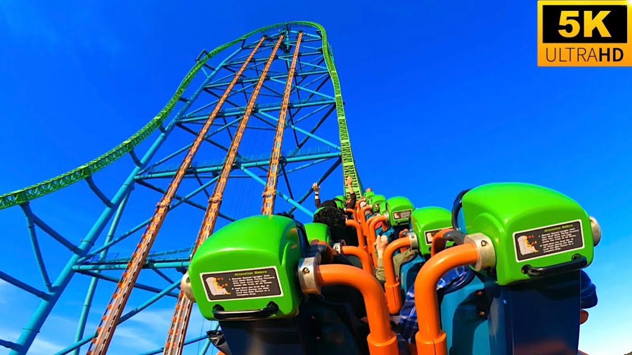 Kingda Ka POV 5K Back Row World&rsquo;s TALLEST Roller Coaster Six Flags Great Adventure Jackson, NJ
