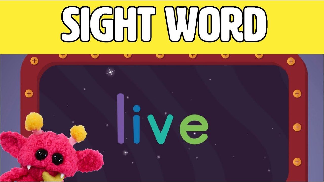 LIVE - Let's Learn the Sight Word LIVE with Hubble the Alien! | Nimalz Kidz! Songs and Fun!