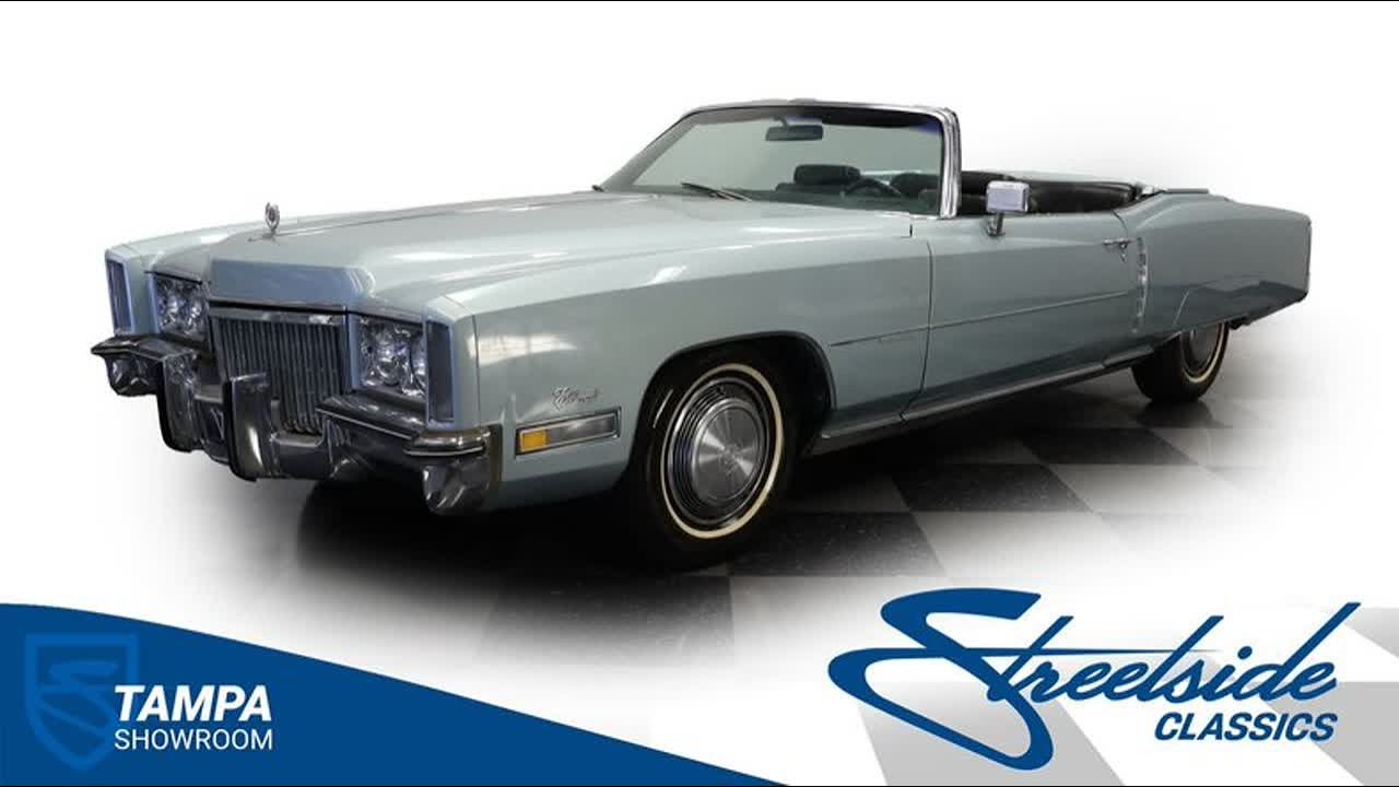 1972 Cadillac Eldorado Convertible 5548-TPA for sale | Charlotte, Atlanta, Dallas, Tampa, Phoen...
