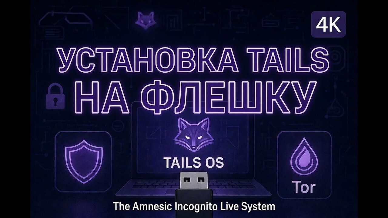 Как установить TAILS на флешку за 10 минут | Полная анонимность (The Amnesic Incognito Live System)