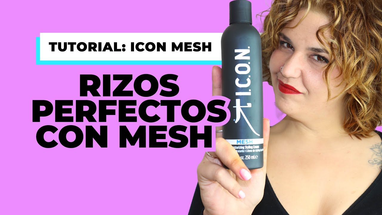 ICON MESH ✅ ¿CÓMO HACER PARA TENER UNOS RIZOS BIEN DEFINIDOS?  MiPelazo.com