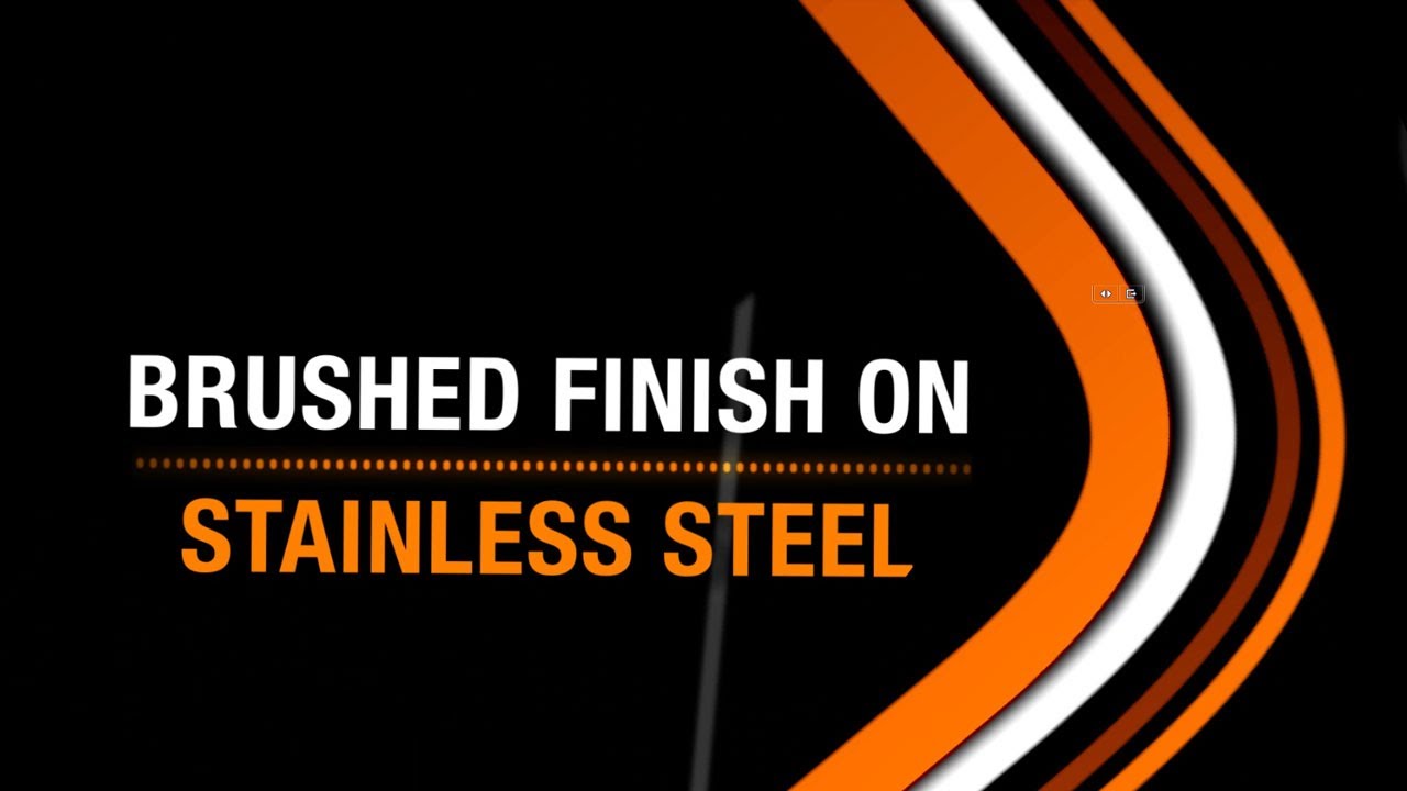 No4 sanitary brushed finish on Stainless Steel