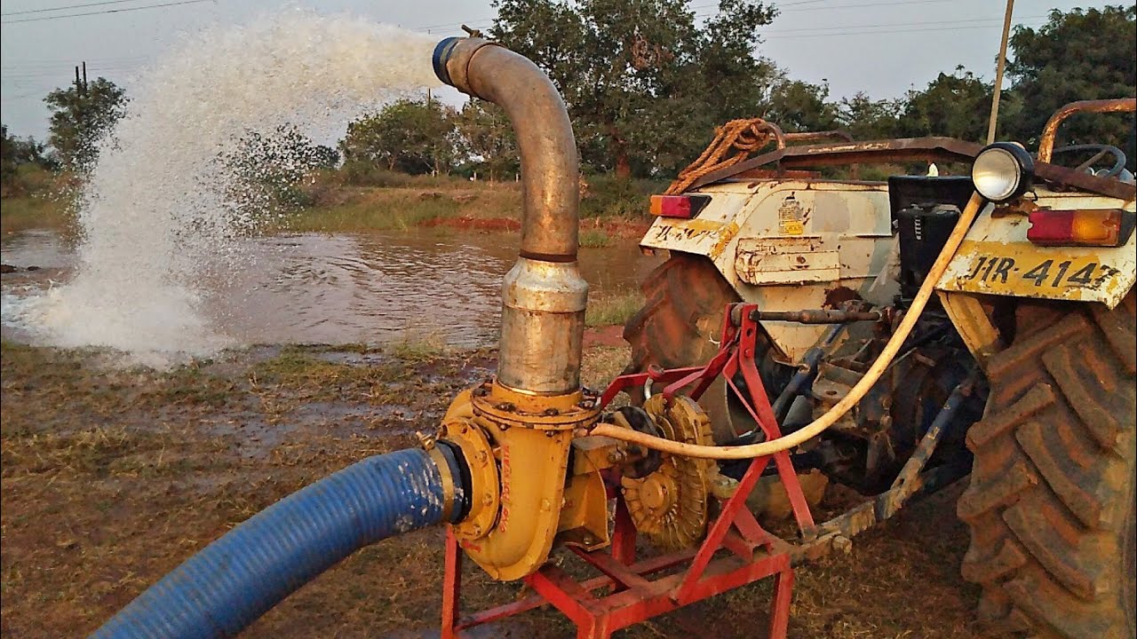 PTO based water Pump for Tractor Heavy water 12 inch Delivery Pump size 14/15 inch Tube Well System