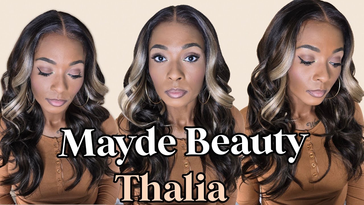 $25 Perfect Synthetic Wig | Mayde Beauty Synthetic Hair Refined HD Lace Front Wig - THALIA